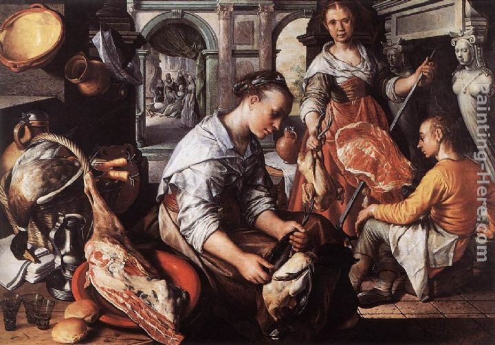 Joachim Beuckelaer Christ in the House of Martha and Mary